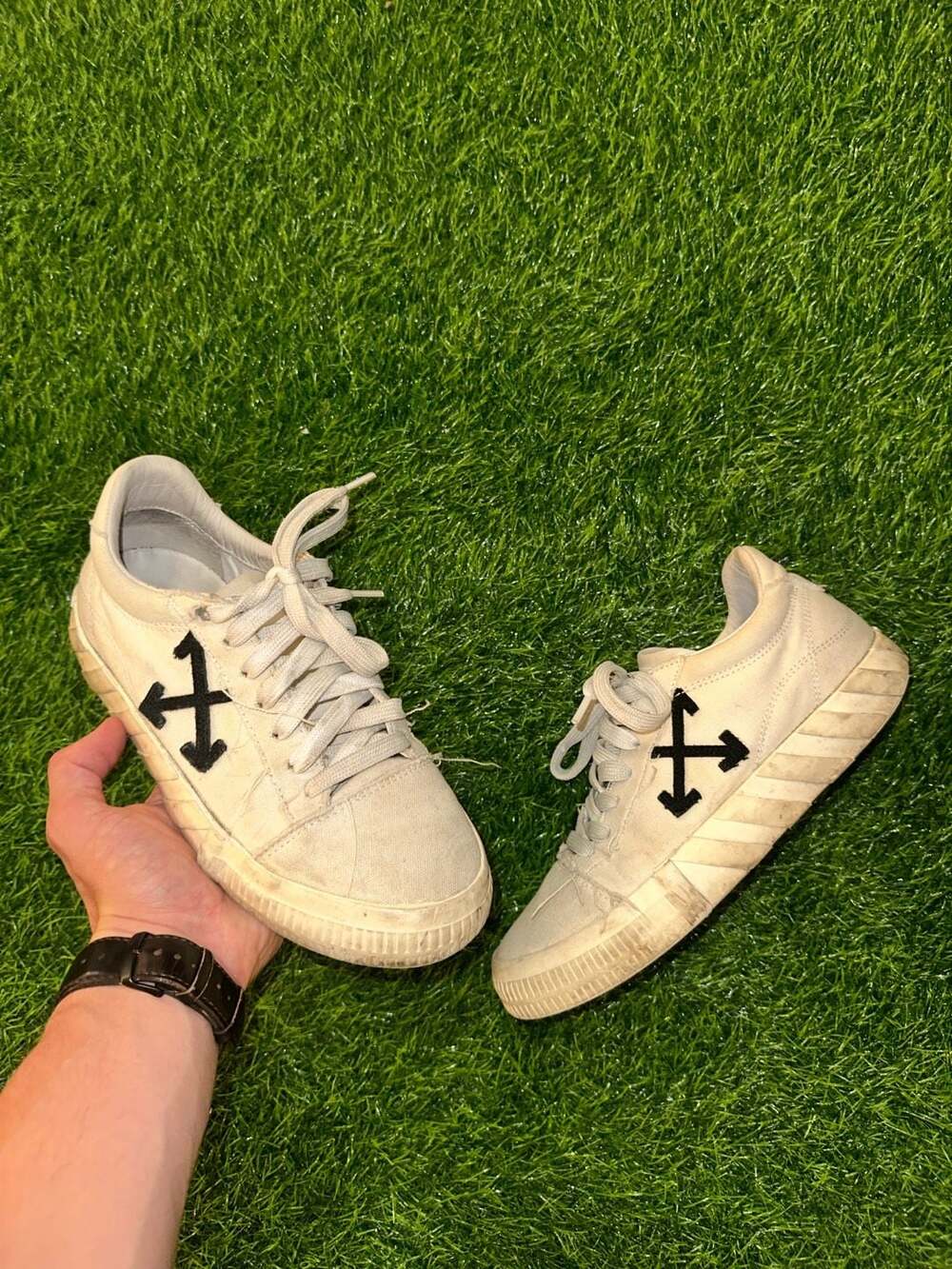 Off-White Vulc Eco Canvas Sneaker White Black